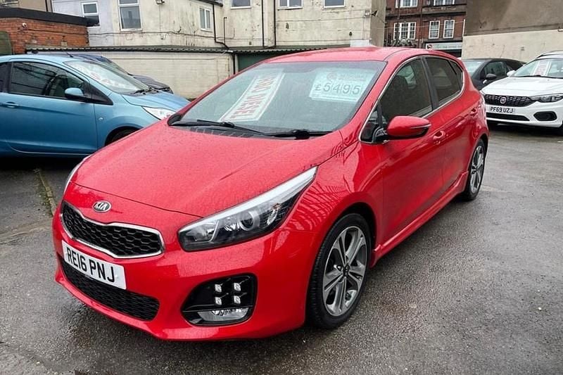 Used Kia Ceed GT-Line 2016 Red Hatchback