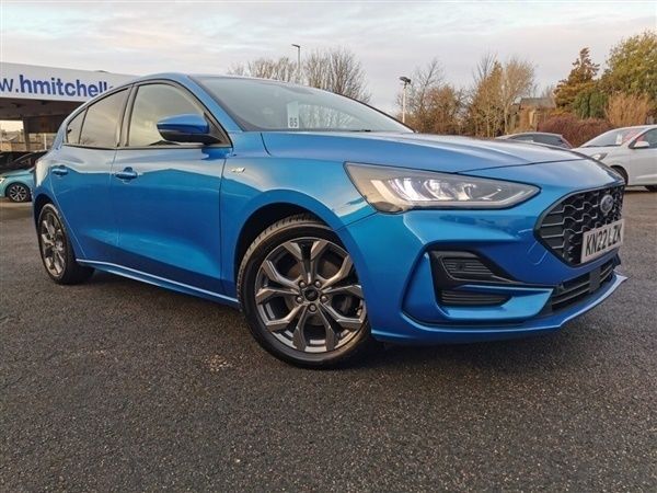 Blue Used 2022 Ford Focus ST-Line Hatchback | £17,489 (Expensive) - Image 1/1