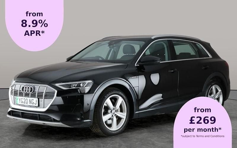 Black Used 2020 Audi e-tron Design SUV | £17,731 (Fair price) - Image 1/2