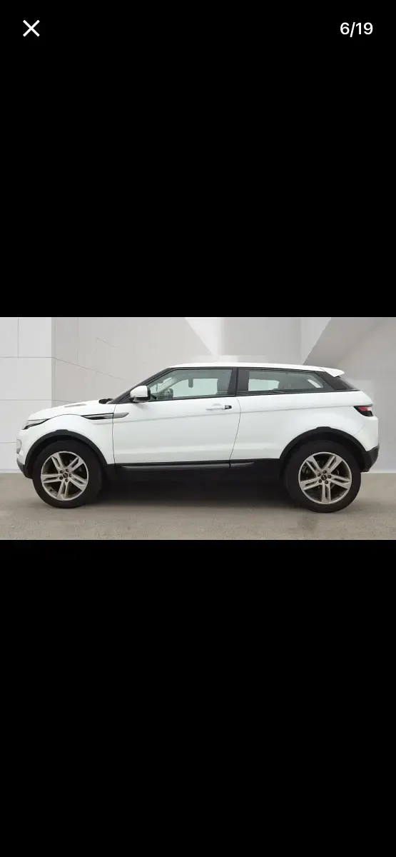 Used Land Rover Range Rover evoque Pure 190 HP (139 kW) 2011 White Coupe
