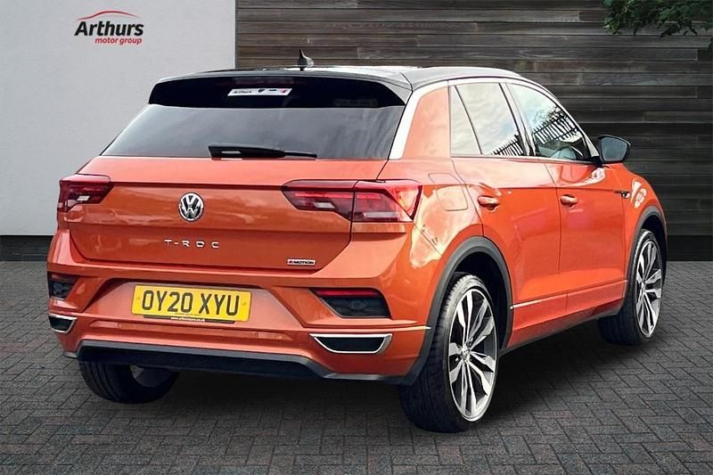 Used VW T-Roc R-line 187 HP (137 kW) 2020 Orange SUV