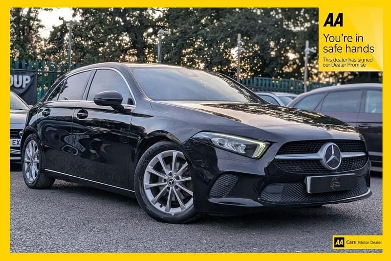 Black Used 2018 Mercedes A180 Executive Hatchback | £10,888 (Fair price) - Image 1/3