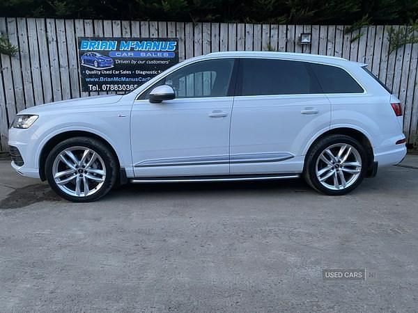 White Used 2016 Audi Q7 S-Line SUV | £19,950 (Fair price) - Image 1/4