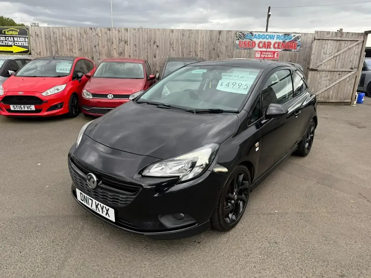 Used Vauxhall Corsa Edition 75 HP (55 kW) 2017 Black Hatchback