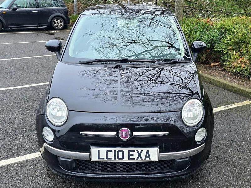 Used Fiat 500 Lounge 69 HP (50 kW) 2010 Black Hatchback