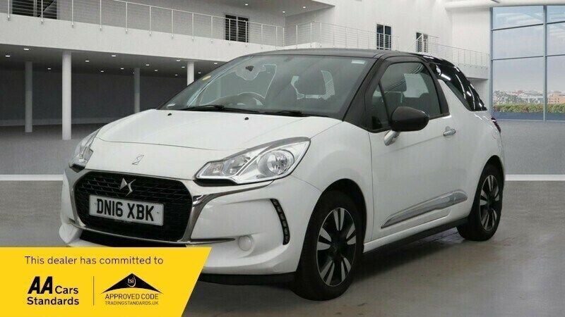 White Used 2016 DS Automobiles DS3 Chic Hatchback | £5,495 (Fair price) - Image 1/4