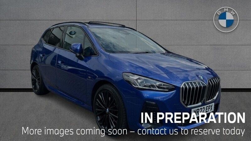 Used BMW 223 Active Tourer M Sport 215 HP (158 kW) 2022 Blue MPV