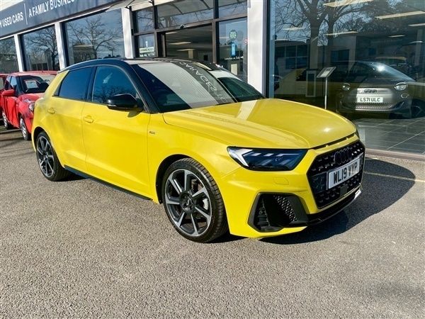 Yellow Used 2019 Audi A1 Sportback S-Line Hatchback | £16,995 (Fair price) - Image 1/1