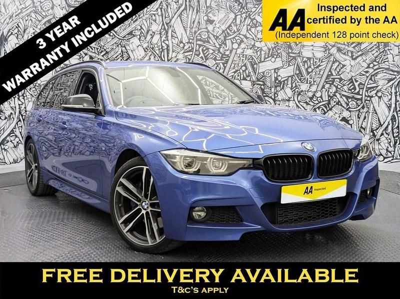 Blue Used 2019 BMW 320 M Sport Estate | £19,495 (Good price) - Image 1/2