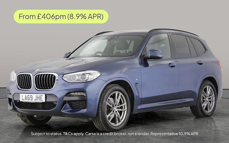 Blue Used 2019 BMW X3 M Sport SUV | £24,546 (Super price) - Image 1/2