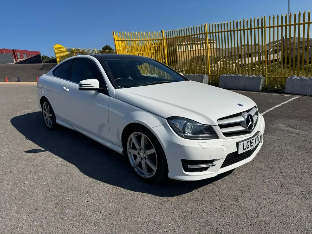 Used Mercedes C180 Sport Edition 2015 White Coupe
