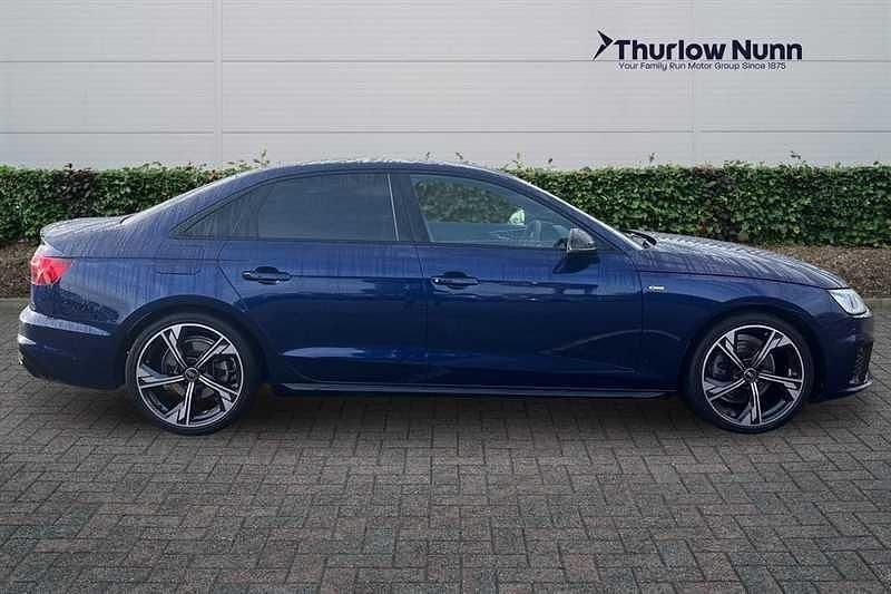 Used Audi A4 Black Edition 150 HP (110 kW) 2024 Navarra blue metallic Sedan