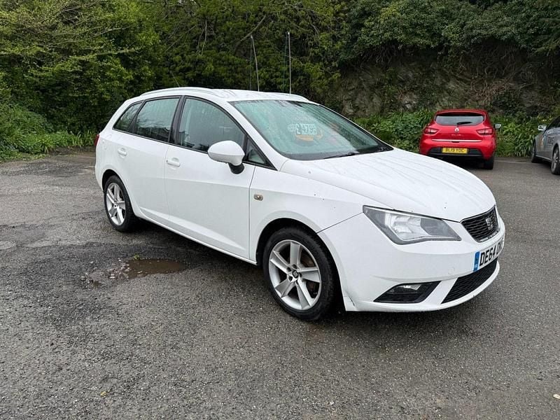 Begagnad Seat Ibiza ST 2014 Vit Kombi