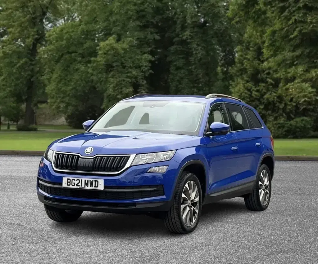 Used Skoda Kodiaq SE Drive 150 HP (110 kW) 2021 Blue SUV