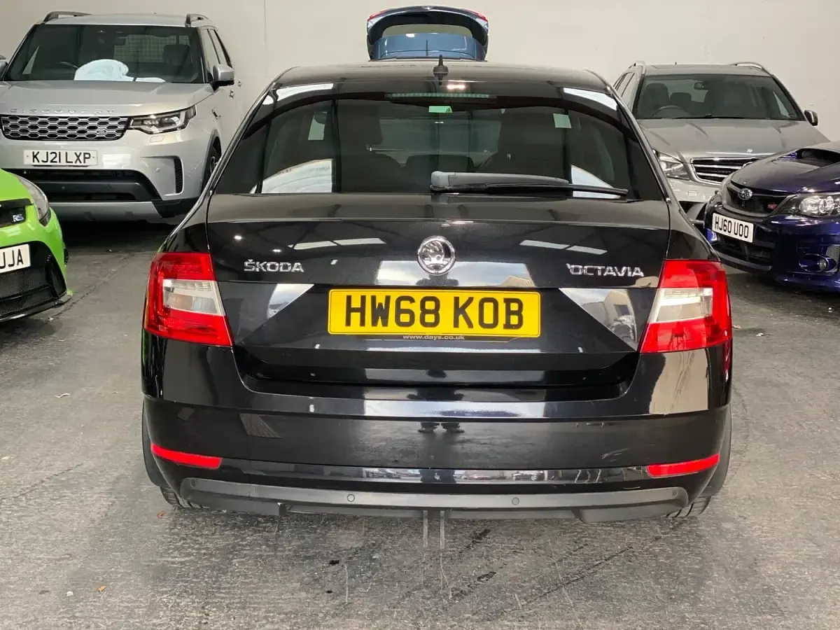 Used Skoda Octavia SE L 150 HP (110 kW) 2018 Black Hatchback