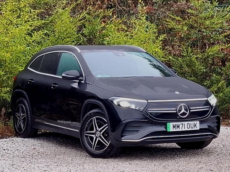 Black Used 2022 Mercedes EQA250 AMG line SUV | £22,698 (Fair price) - Image 1/4