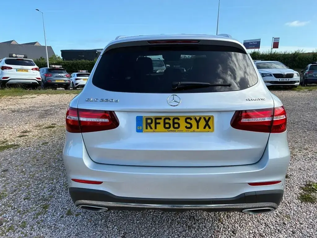Used Mercedes GLC220 AMG line 170 HP (125 kW) 2016 Silver SUV