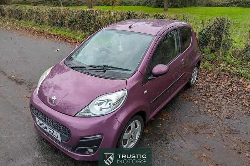 Purple Used 2014 Peugeot 107 Allure Hatchback | £2,595 (Fair price) - Image 1/1