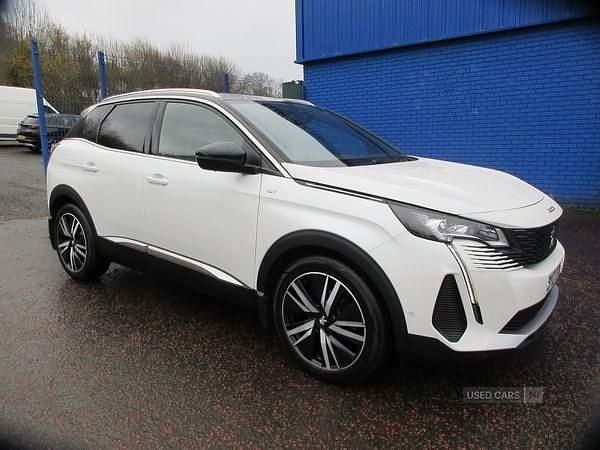 White Used 2022 Peugeot 3008 Premium Hatchback | £18,995 (A bit pricey) - Image 1/4