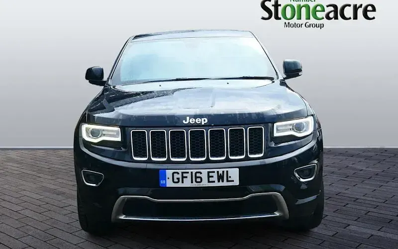 Used Jeep Grand Cherokee Overland 250 HP (183 kW) 2016 Black SUV