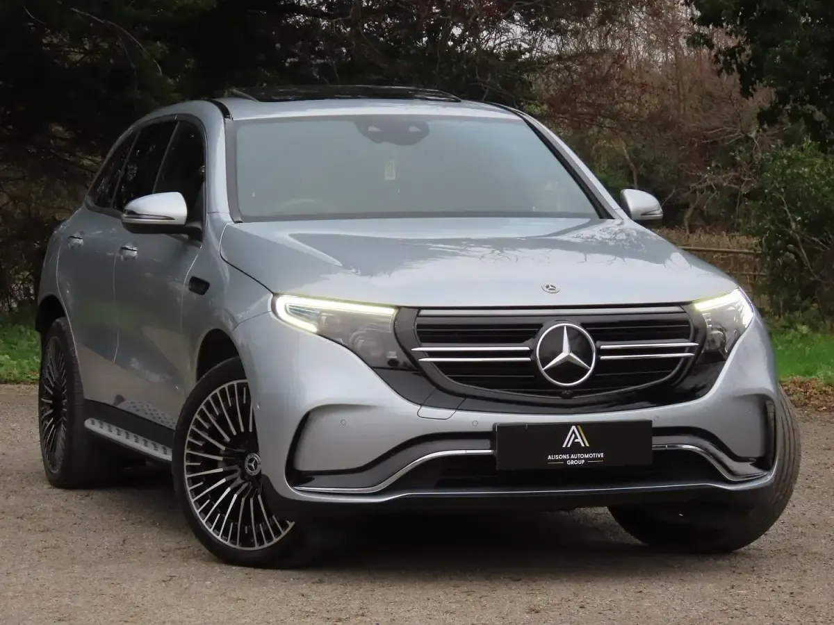 Used Mercedes EQC400 AMG line 300 kW (408 HP) 2020 Silver SUV