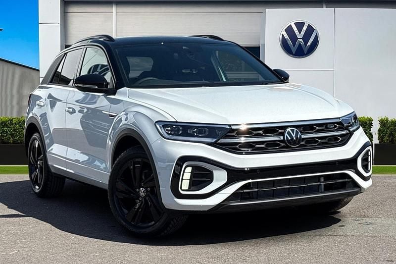 White New 2025 VW T-Roc Black Edition SUV | £34,989 (Good price) - Image 1/4