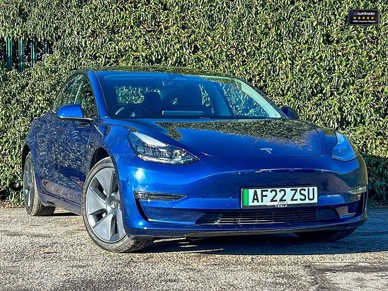 Used Tesla Model 3 Long Range AWD 254 kW (346 HP) 2022 Blue Sedan
