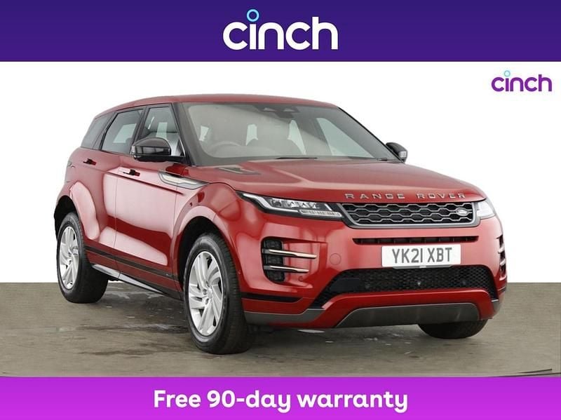 Red Used 2021 Land Rover Range Rover evoque R-Dynamic SUV | £19,109 (Good price) - Image 1/3