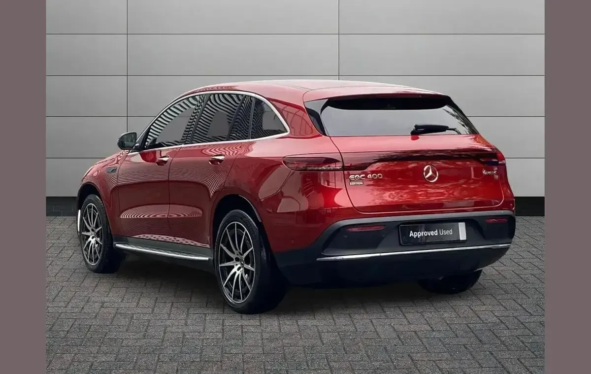 Used Mercedes EQC400 AMG line 300 kW (408 HP) 2023 Red SUV