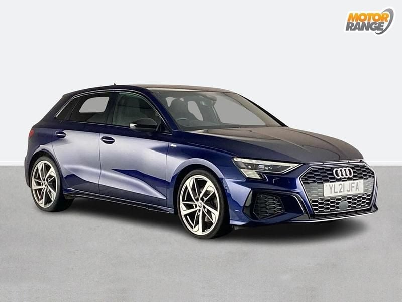 Blue Used 2021 Audi A3 Advanced Hatchback | £22,895 (Expensive) - Image 1/4
