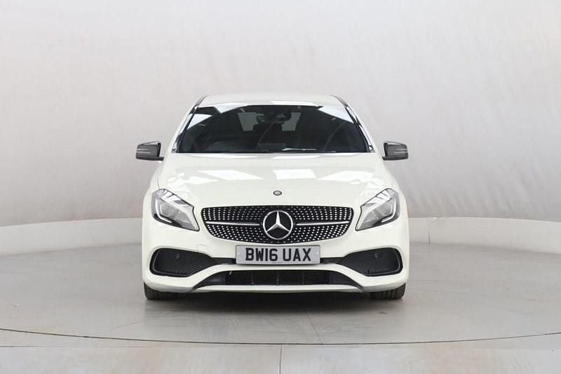 Used Mercedes A220 AMG line 177 HP (130 kW) 2016 White Hatchback