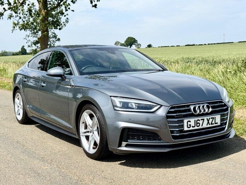 Grey Used 2017 Audi A5 Sportback S-Line Hatchback | £14,950 (Fair price) - Image 1/3