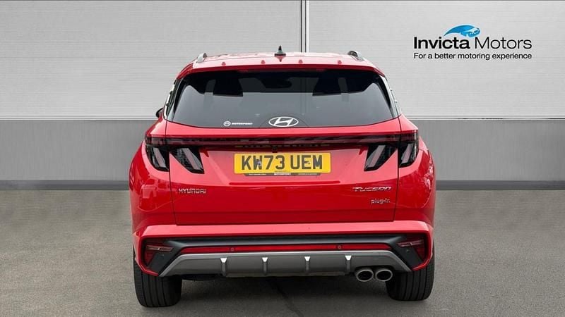 Used Hyundai Tucson N Line 265 HP (194 kW) 2024 Engine red SUV