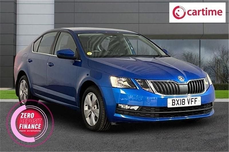 Blue Used 2018 Skoda Octavia SE Technology Hatchback | £8,399 (Fair price) - Image 1/3