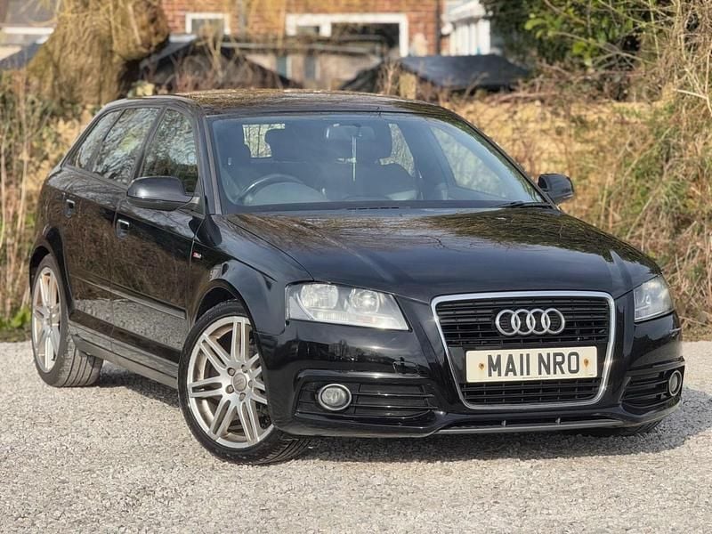Black Used 2011 Audi A3 Sportback S-Line Hatchback | £2,995 (Good price) - Image 1/4