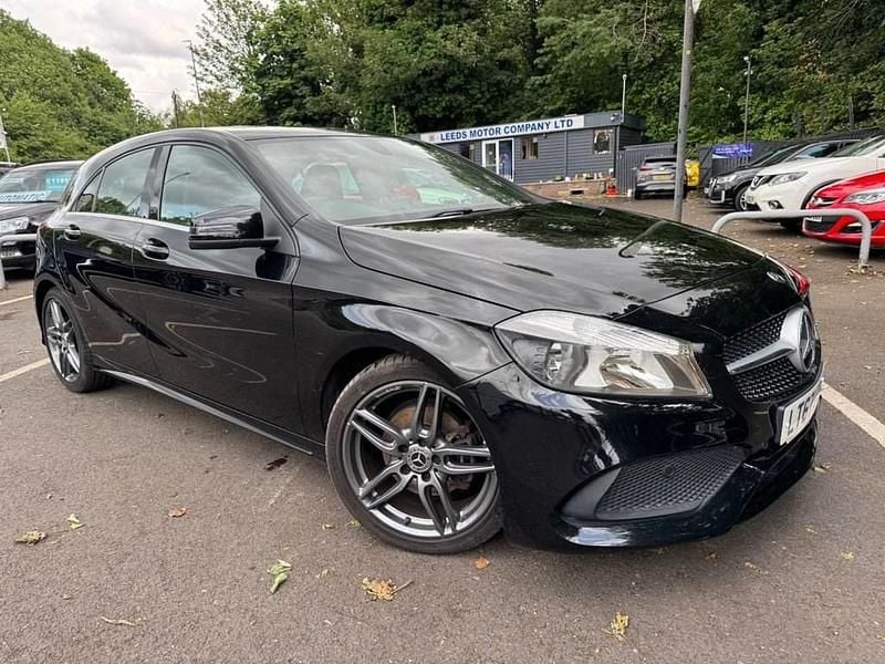 Black Used 2018 Mercedes A160 AMG line Hatchback | £14,295 (Fair price) - Image 1/4