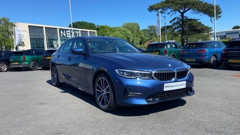 Blue Used 2021 BMW 330 Sport Line | £23,900 (Fair price) - Image 1/4