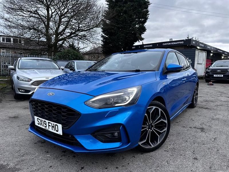 Used Ford Focus ST-Line X 118 HP (86 kW) 2019 Blue Hatchback