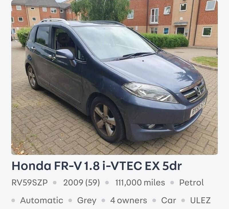 Używany Honda FR-V EX 2009 Szary Minivan