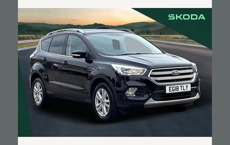 Black Used 2018 Ford Kuga Zetec SUV | £9,470 (Good price) - Image 1/3