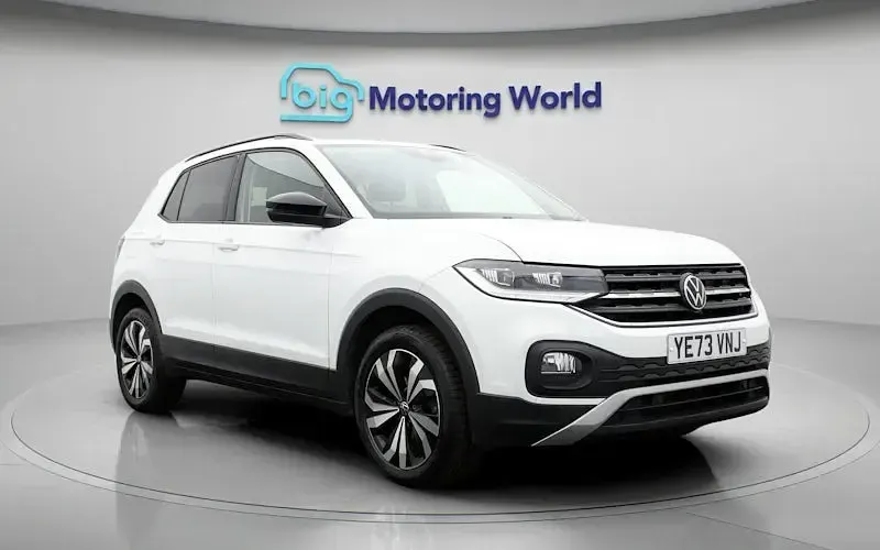 Used VW T-Cross Black Edition 95 HP (69 kW) 2023 White SUV