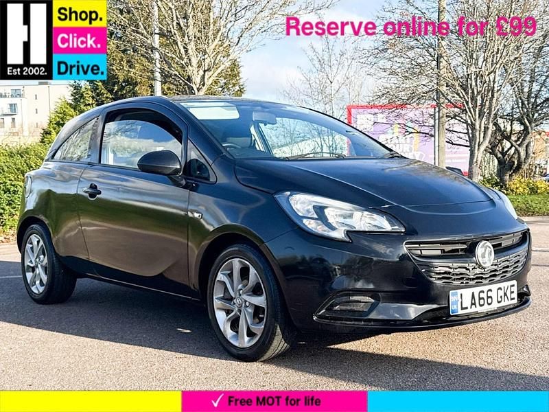 Used Vauxhall Corsa 75 HP (55 kW) 2017 Black Hatchback