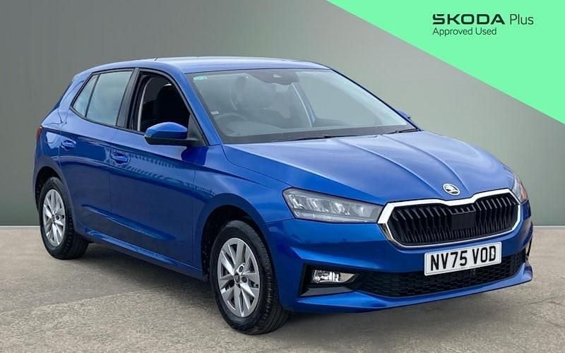 New Skoda Fabia SE 95 HP (69 kW) 2025 Blue Hatchback