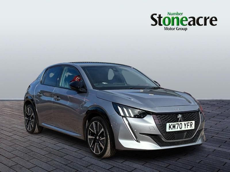 Used Peugeot 208 GT-line 101 HP (74 kW) 2020 Grey Hatchback