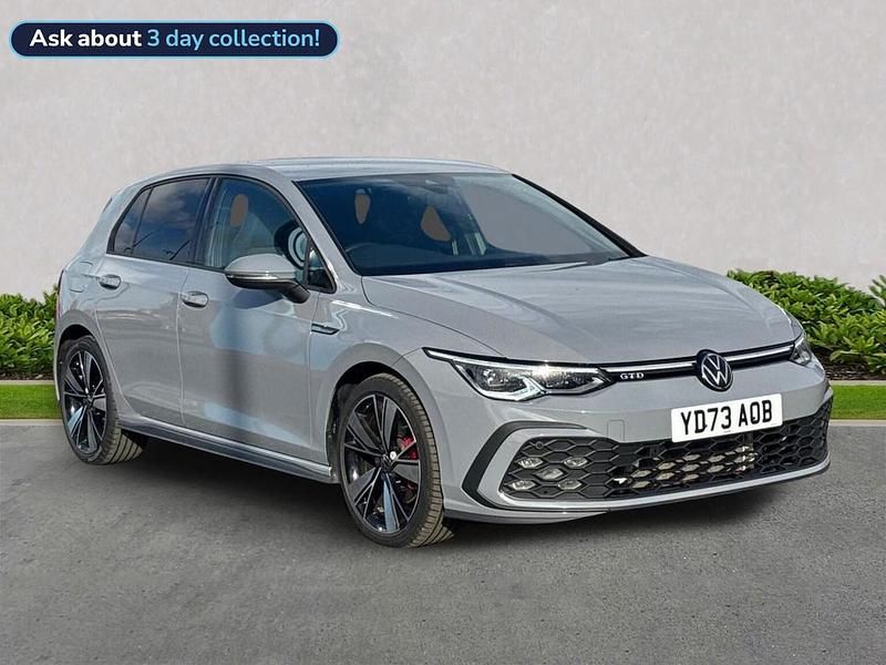 Grey Used 2023 VW Golf VIII GTD Hatchback | £29,837 (Expensive) - Image 1/4
