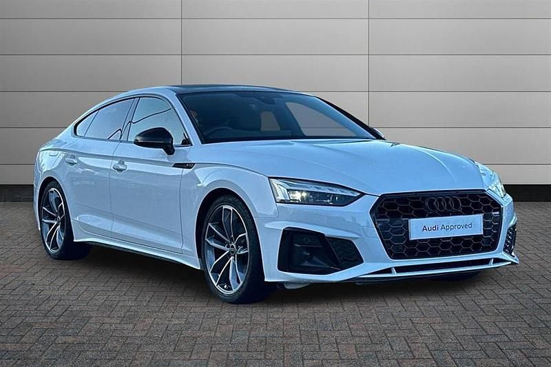 White Used 2023 Audi A5 S-Line Hatchback | £26,895 (Good price) - Image 1/4