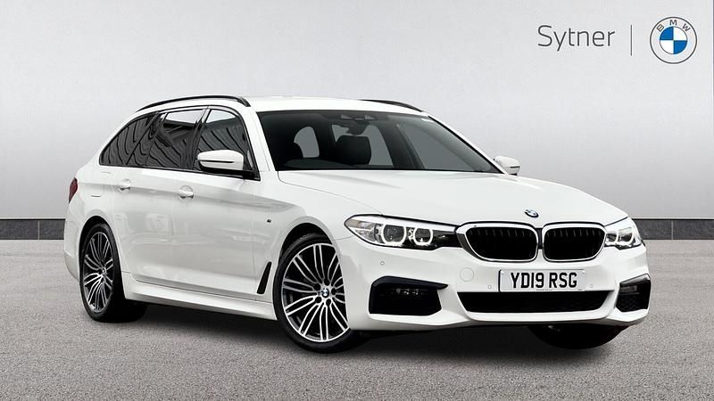 Used BMW 520 M Sport 190 HP (139 kW) 2019 White Estate