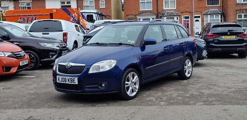 Blue Used 2008 Skoda Fabia Estate | £1,995 (Expensive) - Image 1/4