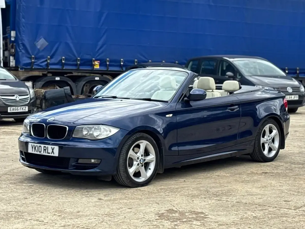 Used BMW 118 Cabriolet Sport Line 2010 Blue Cabriolet