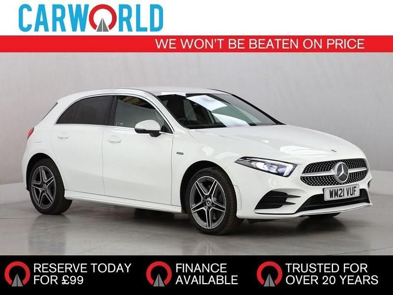White Used 2021 Mercedes A250 AMG line Hatchback | £18,274 (Good price) - Image 1/3